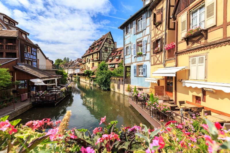 Romantic camping near Colmar. Taste the romance in this historic area that's called 'Little Venice' for a reason