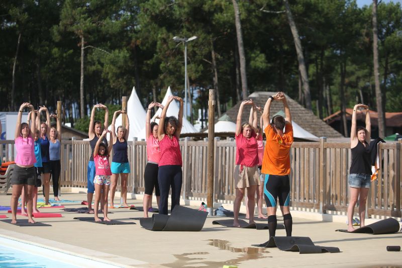 Yoga camping France