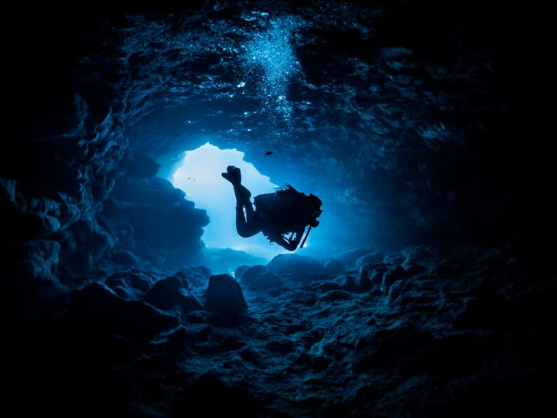 Diving under the streets of Budapest.