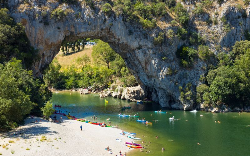 Campsites in the Ardèche