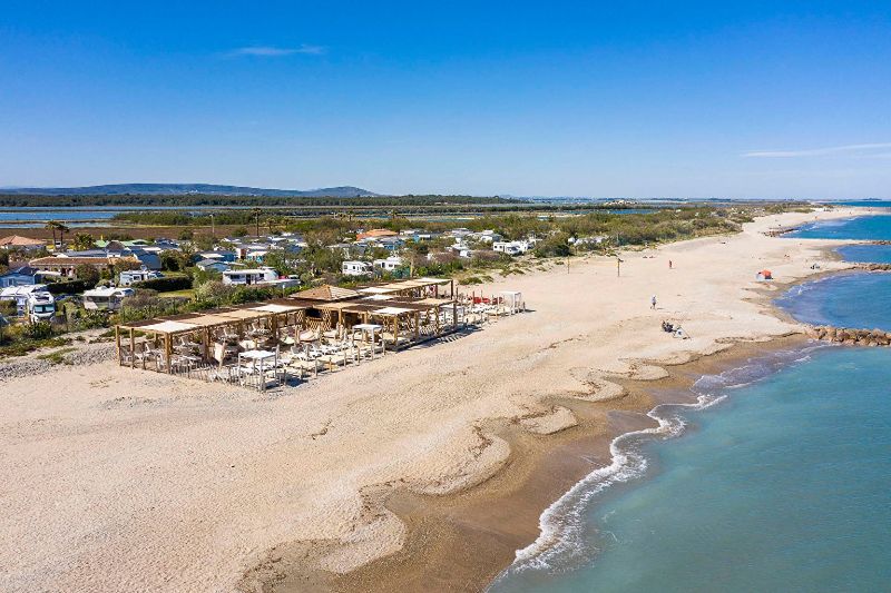 Campsite Sandaya Les Tamaris with pitches by the Mediterranean Sea